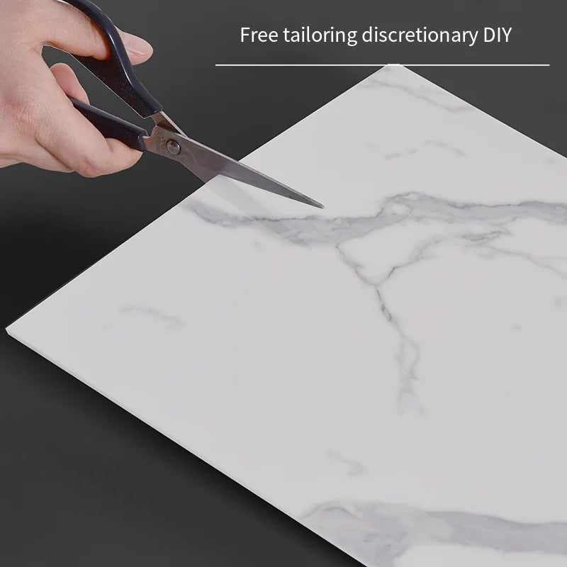30*30cm Imitation Tile 3D Marble Kitchen Waterproof Self-adhesive Wall Sticker Wall Decoration Bathroom Moisture-proof Wallpaper