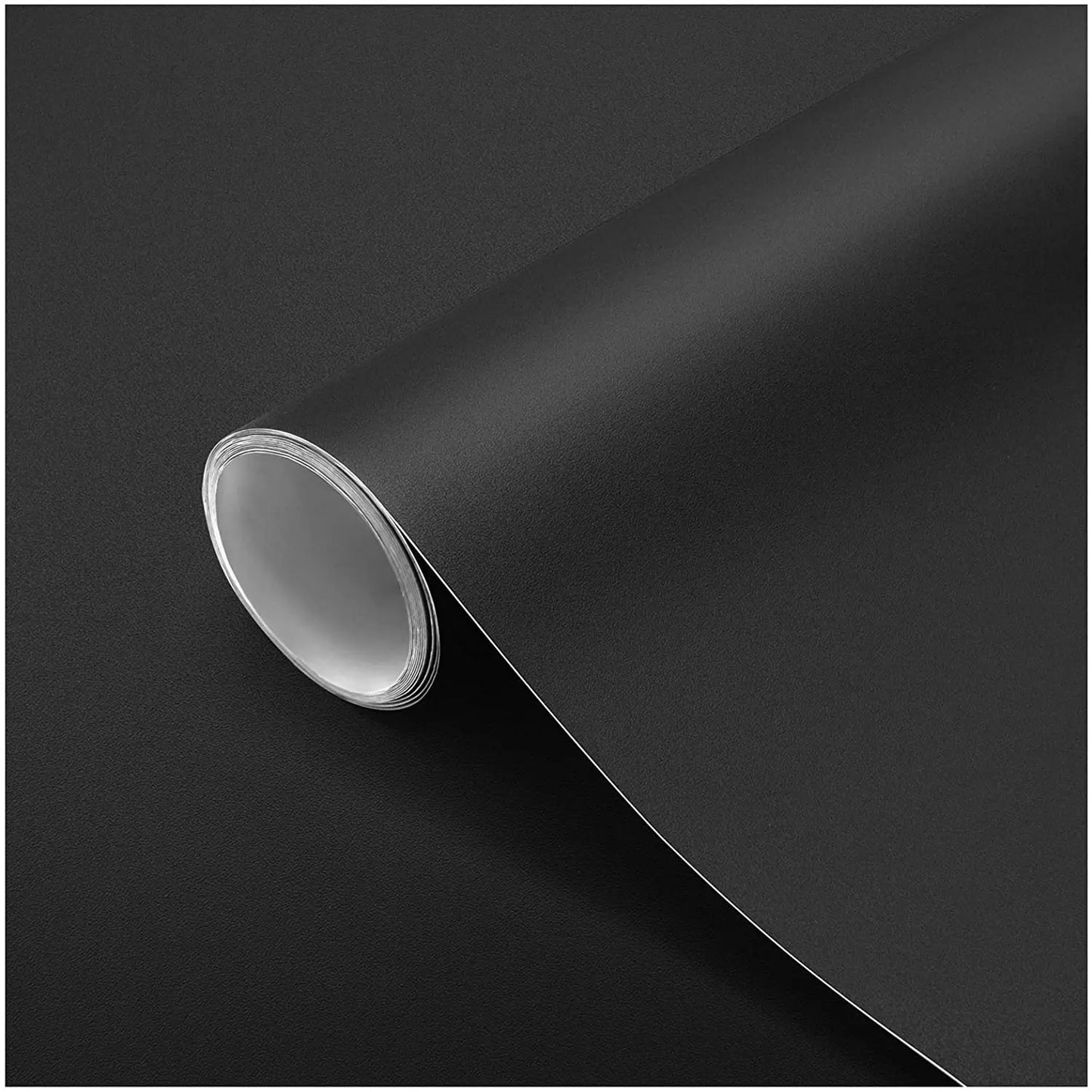 PVC Wallpaper Decoration Vinyl Matte Black Self-adhesive Paper,  Bedroom Furniture Wall Hanging Waterproof Kitchen 60x 5M
