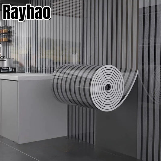 Moisture Resistant Wood Grain Wall Sticker Peel and Stick Wallpaper Home Decor Waterproof Removable Vinyl Sticker Renovation