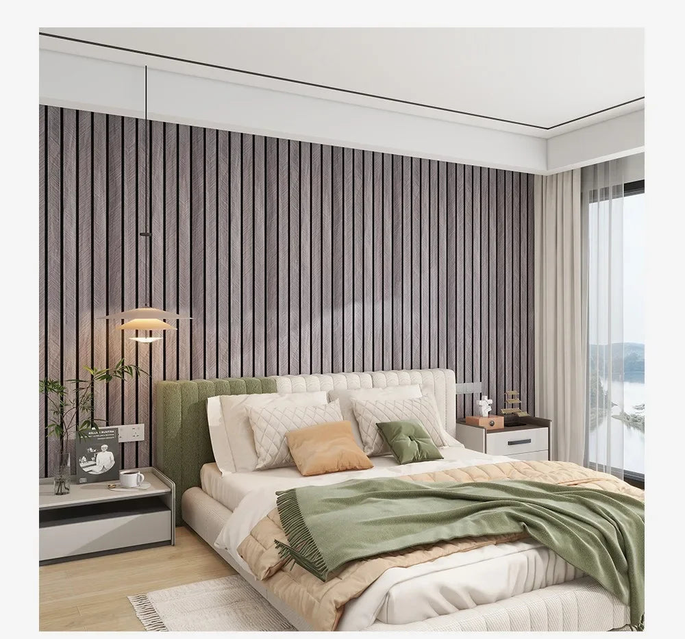 Moisture Resistant Wood Grain Wall Sticker Peel and Stick Wallpaper Home Decor Waterproof Removable Vinyl Sticker Renovation