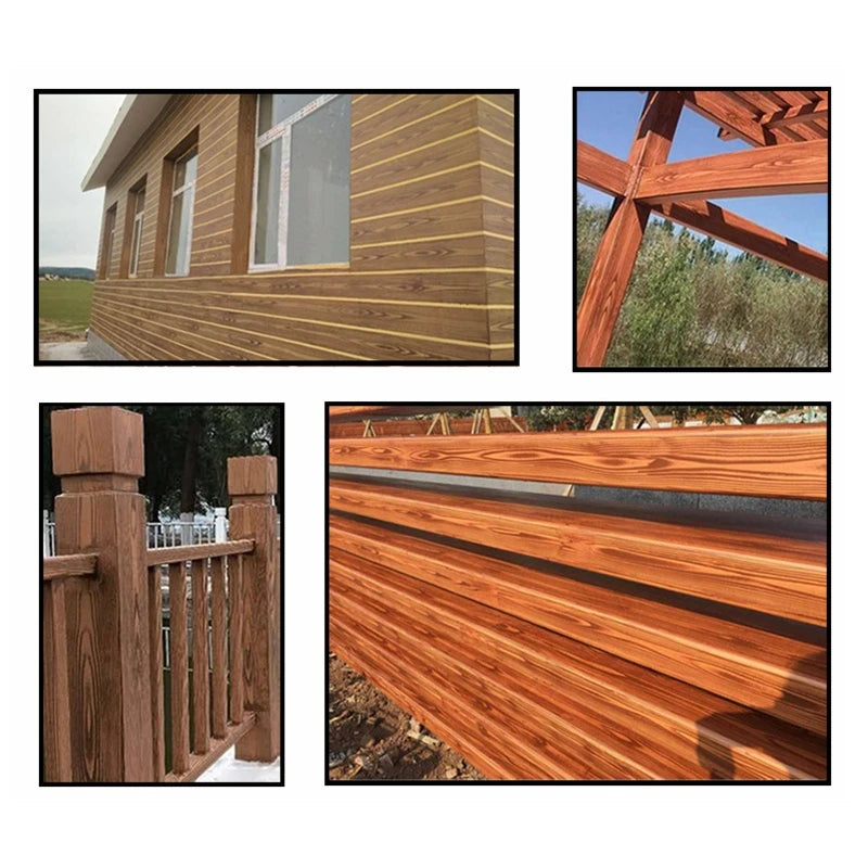 2Pcs/set Rubber Roller Brush Imitation Wood Graining Wall Painting Home Decoration Art Embossing DIY Brushing Painting Tools