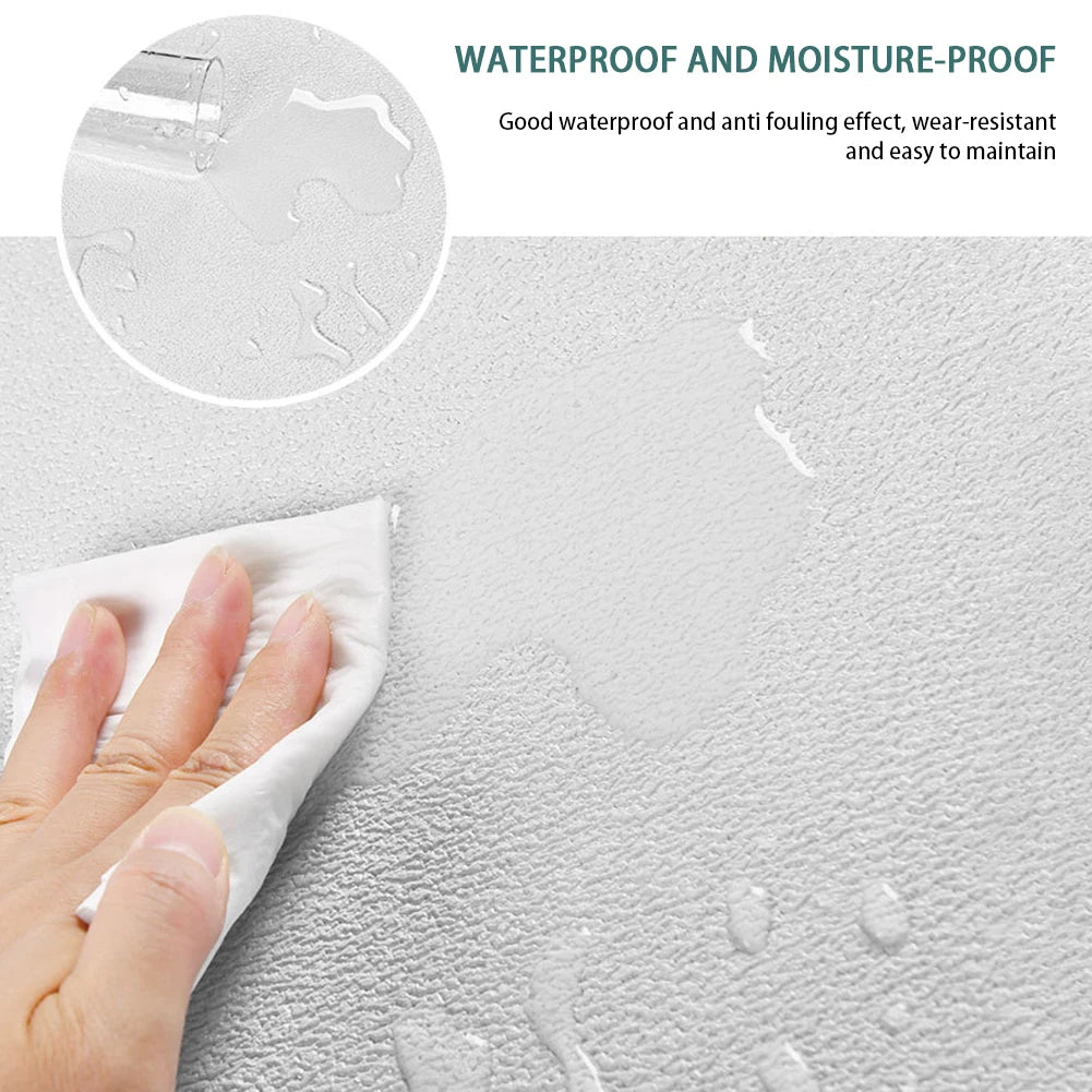 3D Waterproof Self Adhesive Wallpaper 2.8M Peel and Stick Rolling Wallpaper for Bedroom Living Room TV Background Walls Decor