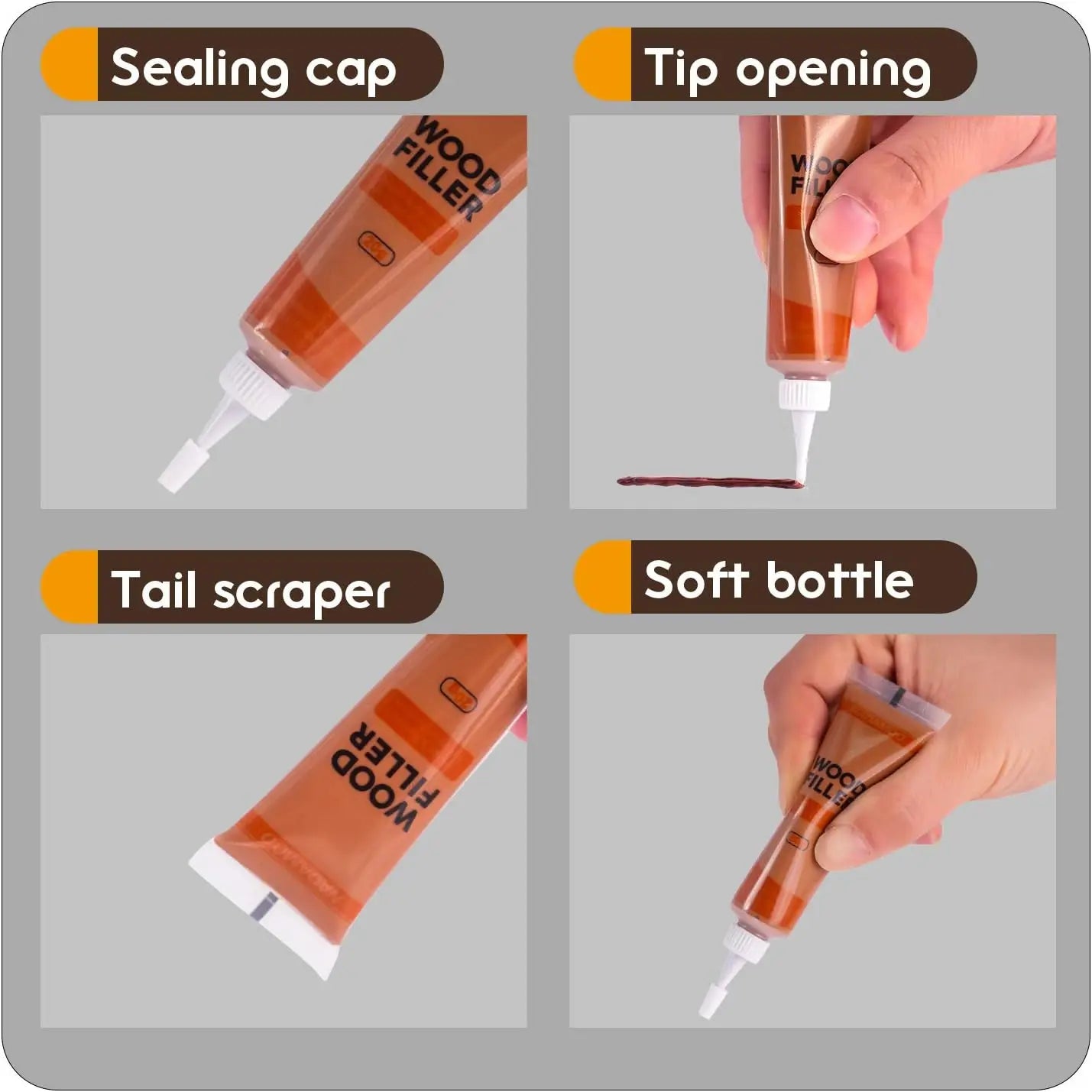 Wood Paint Repair Furniture Restore Stains Markers Cover Surface Scratch for Wooden Floor Table Oak Cabinet Door Veneer Walnut