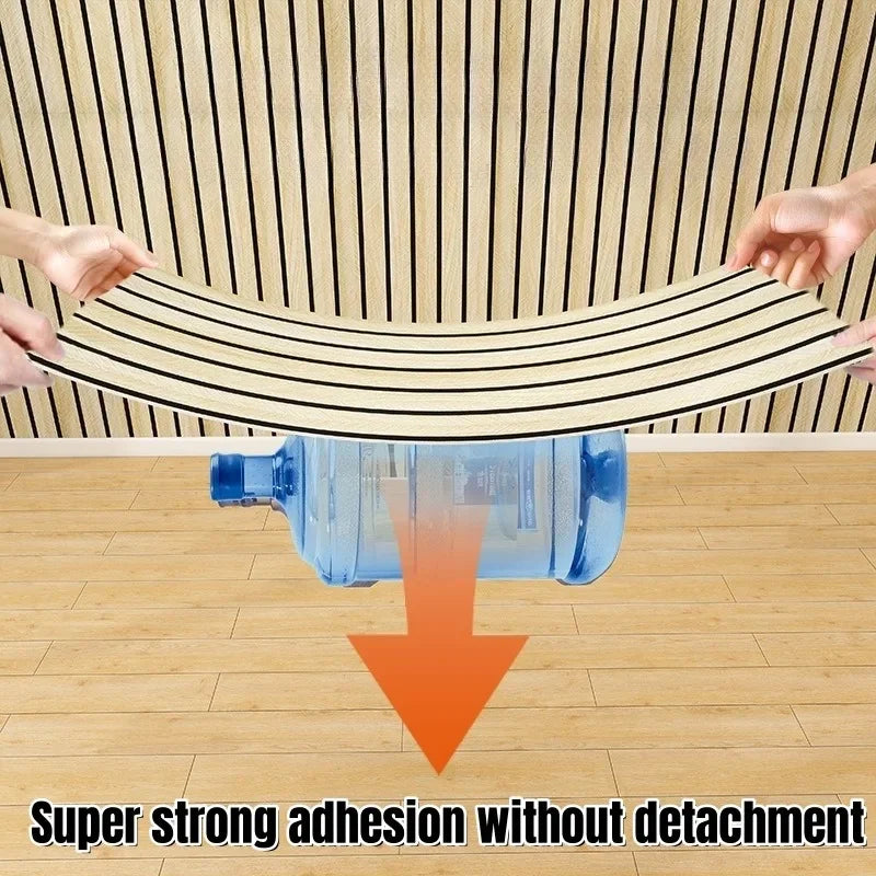 Moisture Resistant Wood Grain Wall Sticker Peel and Stick Wallpaper Home Decor Waterproof Removable Vinyl Sticker Renovation